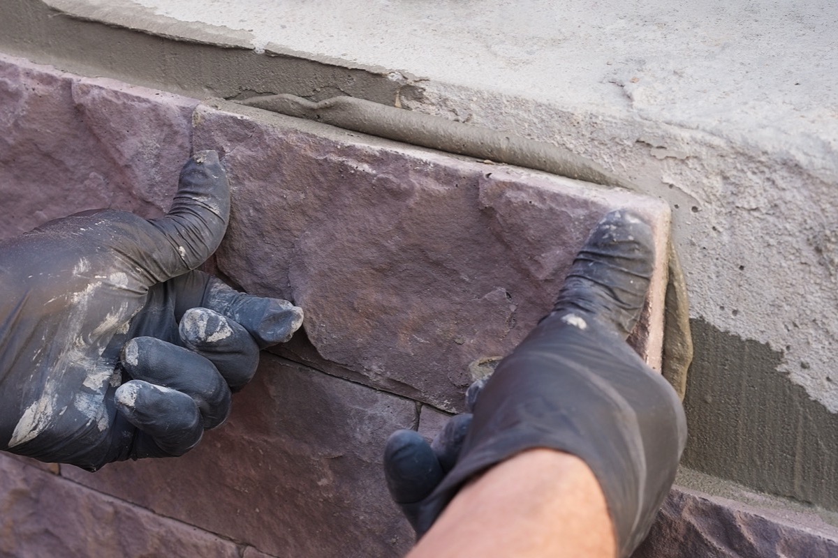 stone repair near me on a Philadelphia stone home